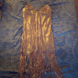 Golden Flapper Dress